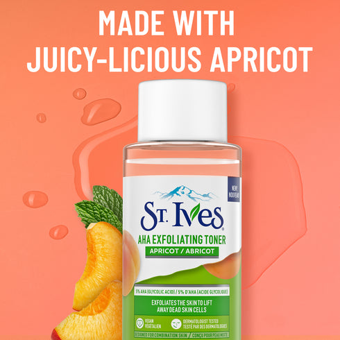 ST IVES FACE CARE EXFOLIATING TONER APRICOT 6.7OZ